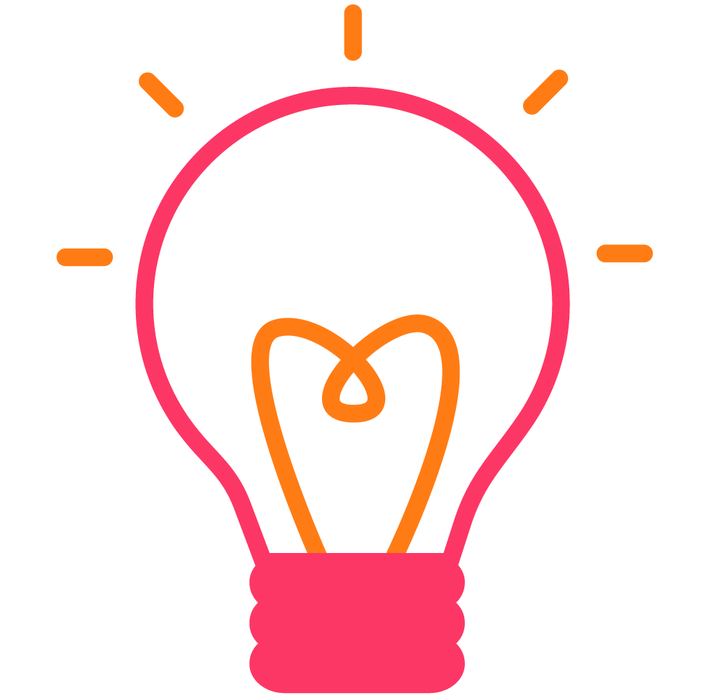 icône symbolisant les idées et solutions