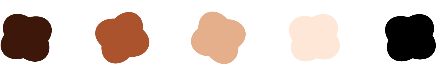 choix de couleurs pour l'identité visuelle de Crazy Cookies