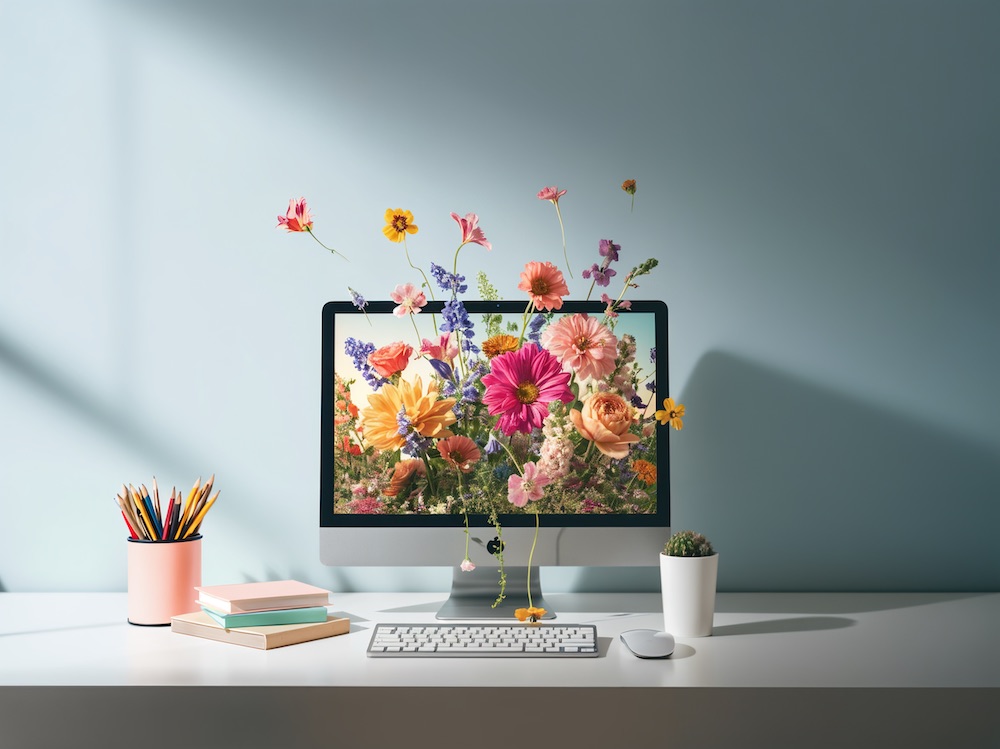 ordinateur_bureau_fleuri